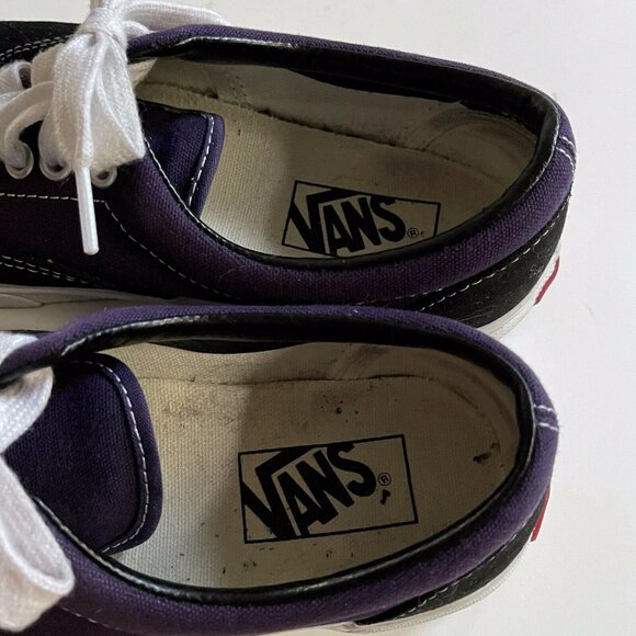 Vans Unisex Era Canvas Sneakers Size 8W/6.5M EU 38.5 Purple & Black - Picture 5 of 9